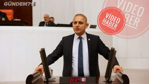 Ahmet Önal, TBMM’de Kırıkkale Sorunları Hakkında Konuştu