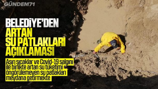 Kırıkkale Belediyesi’nden Artan Su Patlakları Hakkında Açıklama