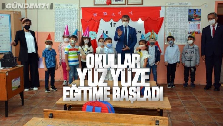 Kırıkkale’de Okullarda Yüz Yüze Eğitim Başladı