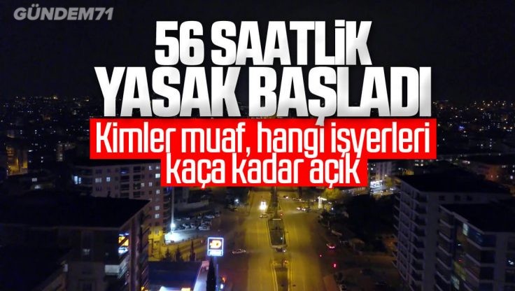 Kırıkkale’de Hafta Sonu Sokağa Çıkma Yasağı Başladı