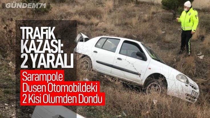 Kırıkkale’de Trafik Kazası: 2 Yaralı