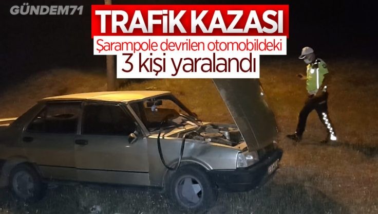 Kırıkkale’de Trafik Kazası; 3 Kişi Yaralandı