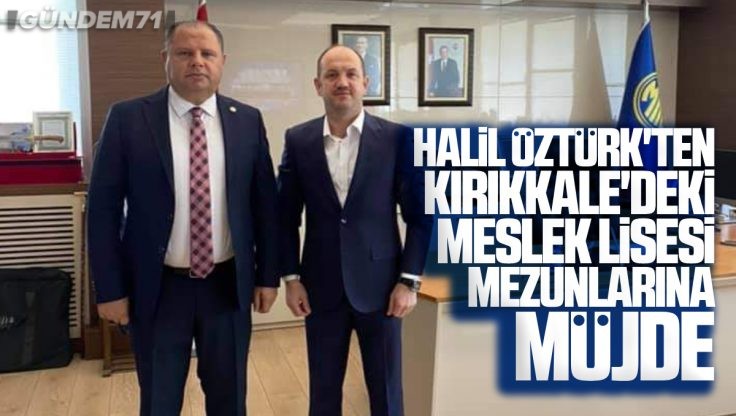 Halil Öztürk’ten MKE A.Ş. Genel Müdürü Yasin Akdere’ye Ziyaret