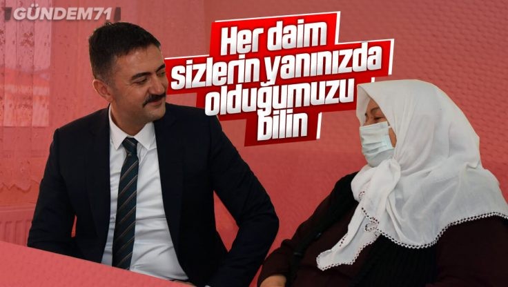 Kırıkkale Valisi Bülent Tekbıyıkoğlu’ndan Şehidimiz Mehmet Işıklı’nın Ailesine Ziyaret