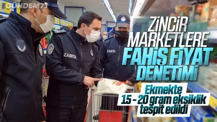 Kırıkkale’de Zincir Marketlerde Fahiş Fiyat Denetimi Yapıldı