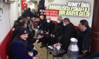 Ahmet Önal Kırıkkale’de Minibüsçü Esnafının Sorunlarını Dinledi