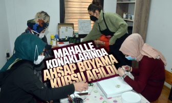 Kırıkkale Belediyesi Mahalle Konaklarında Ahşap Boyama Kursu Açıldı