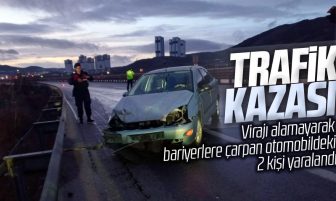Kırıkkale’de Trafik Kazası; 2 Kişi Yaralandı