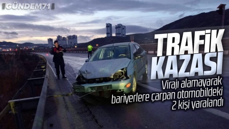 Kırıkkale’de Trafik Kazası; 2 Kişi Yaralandı
