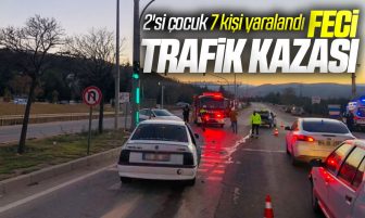 Kırıkkale’de Trafik Kazası; 2’si Çocuk 7 Kişi Yaralandı