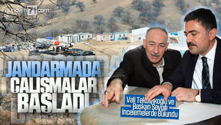 Kırıkkale Jandarma Eğitim ve Mühimmat Depolama Sahası Çalışmaları Başladı