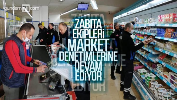 Kırıkkale’de Zabıta Ekipleri Market Denetimlerine Devam Ediyor