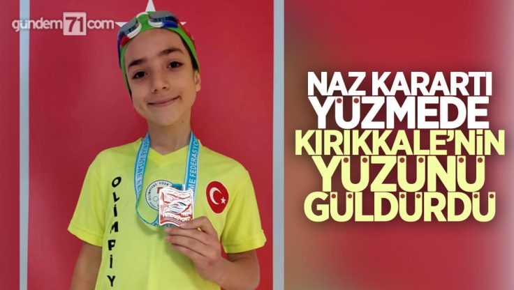 Kırıkkale’li Naz Karartı Yüzmede Türkiye 3.sü Oldu