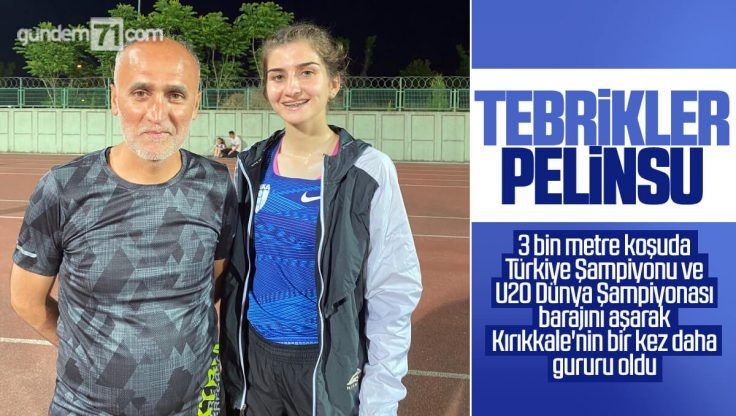 Kırıkkale’nin Gururu Pelinsu Şahin, Atletizm Şampiyonası’nda Türkiye Şampiyonu Oldu