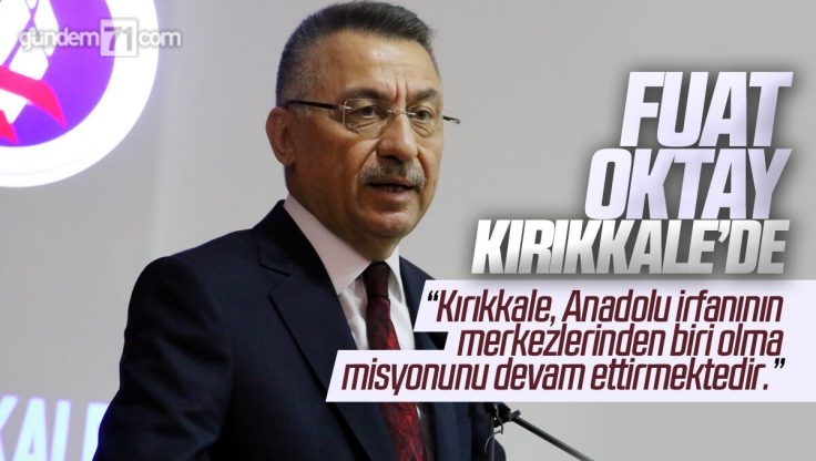 Cumhurbaşkanı Yardımcısı Fuat Oktay Kırıkkale Üniversitesi 2021-2022 Akademik Yılı Mezuniyet Törenine Katıldı