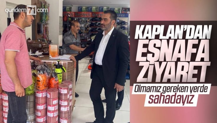 Mustafa Kaplan’dan Kırıkkale Esnafına Ziyaret