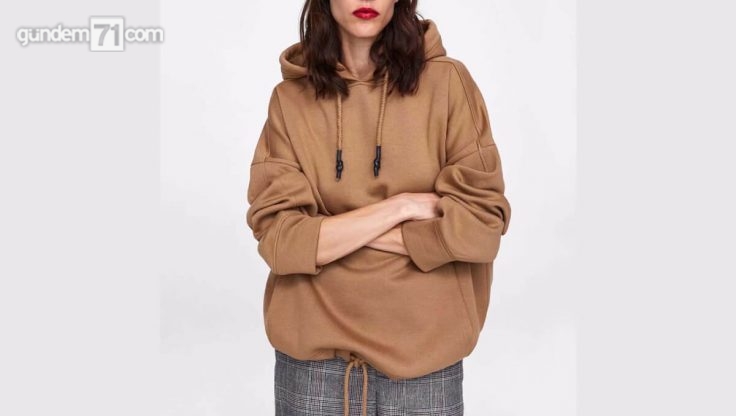 Oversize Sweatshirt Kadın