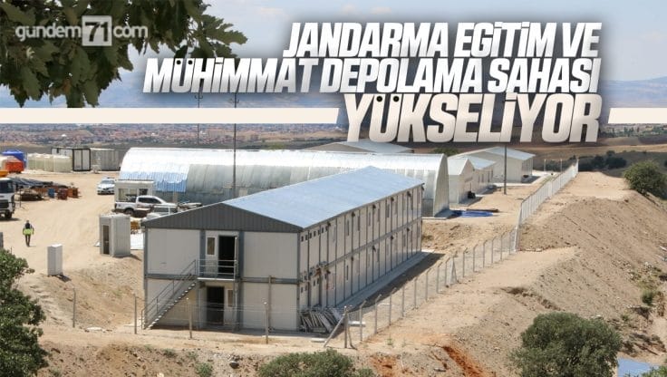 Kırıkkale Jandarma Eğitim ve Mühimmat Depolama Sahası Çalışmaları Devam Ediyor