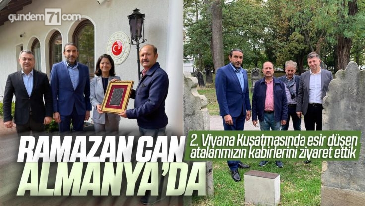 Ak Parti Kırıkkale Milletvekili Ramazan Can Parti Görevi Kapsamında Almanya’da