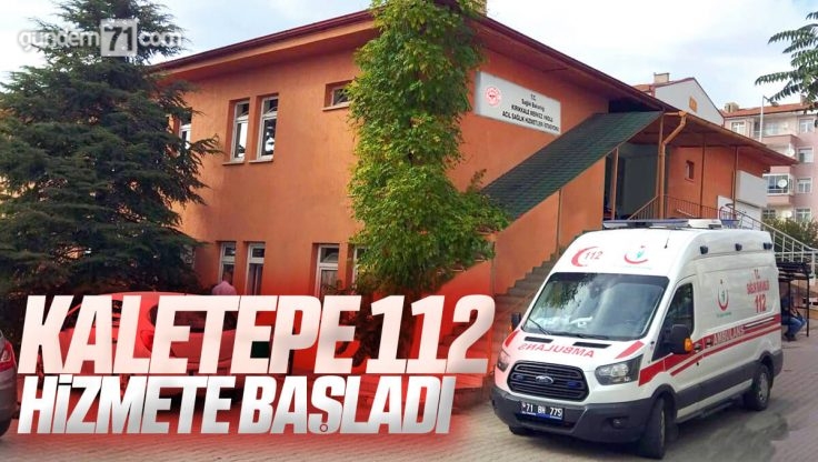 Kırıkkale Kaletepe Mahallesinde 112 İstasyonu Hizmet Vermeye Başladı