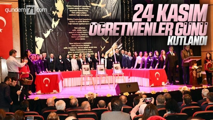 Kırıkkale’de 24 Kasım Öğretmenler Günü Kutlandı