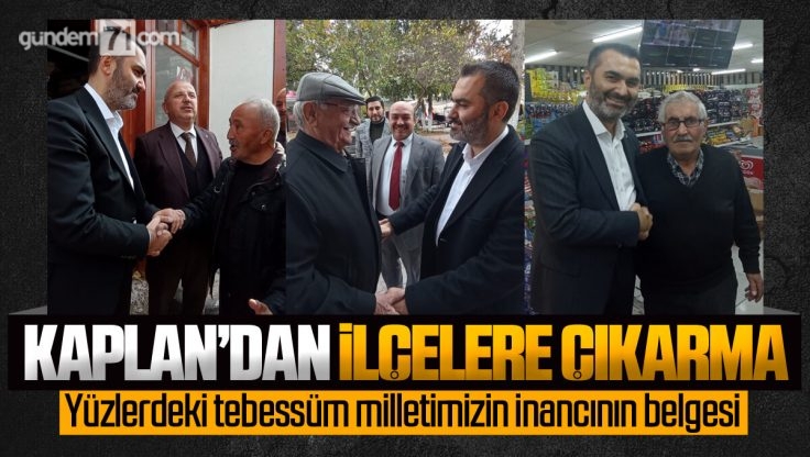 AK Parti Kırıkkale İl Başkanı Mustafa Kaplan İlçe Ziyaretlerinde Bulundu