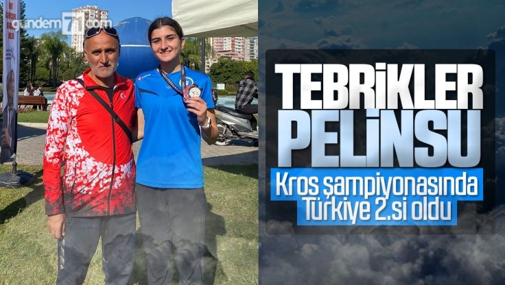 Kırıkkale’li Atlet Pelinsu Şahin, Kros Şampiyonası’nda Türkiye İkincisi Oldu