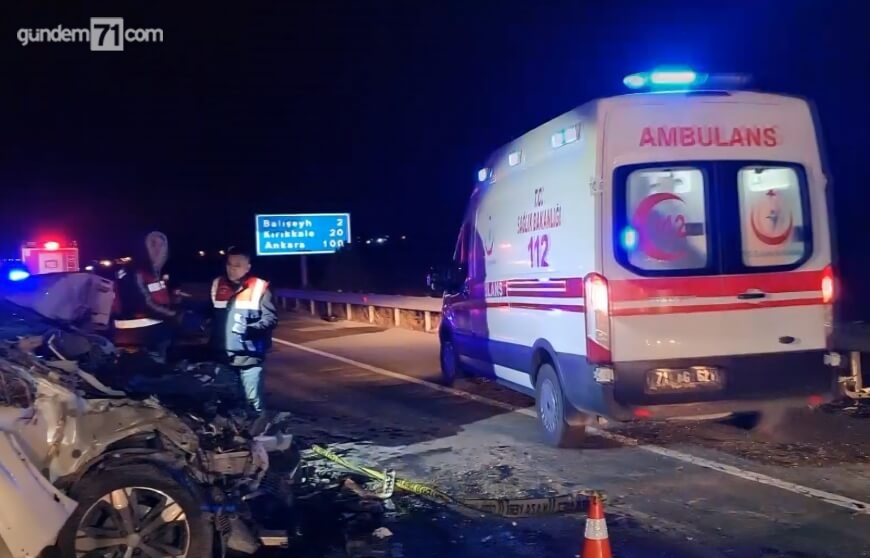 kirikkale-zincirleme-trafik-kazasi-04 Kırıkkale'de Zincirleme Trafik Kazası; 1 Kişi Hayatını Kaybetti, 1'i Çocuk 4 Kişi Yaralandı