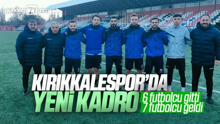 Kırıkkalespor’da Yeni Kadro; 6 Futbolcu Gitti 7 Futbolcu Geldi