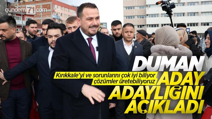 Adnan Duman İYİ Parti Kırıkkale Milletvekili Aday Adaylığını Açıkladı