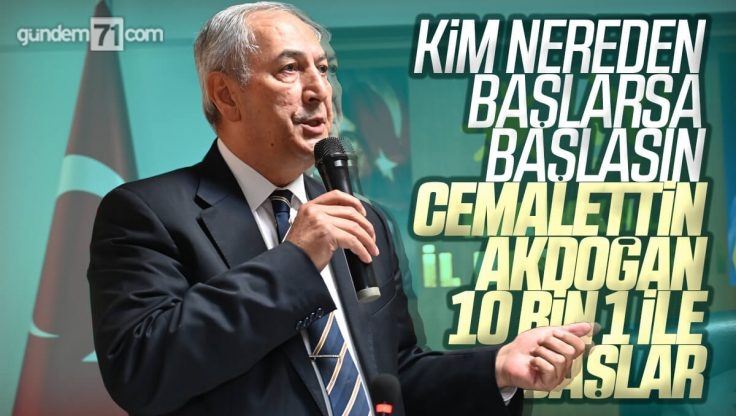 Cemalettin Akdoğan İYİ Parti Kırıkkale Milletvekili Aday Adaylığı Başvurusunu Yaptı
