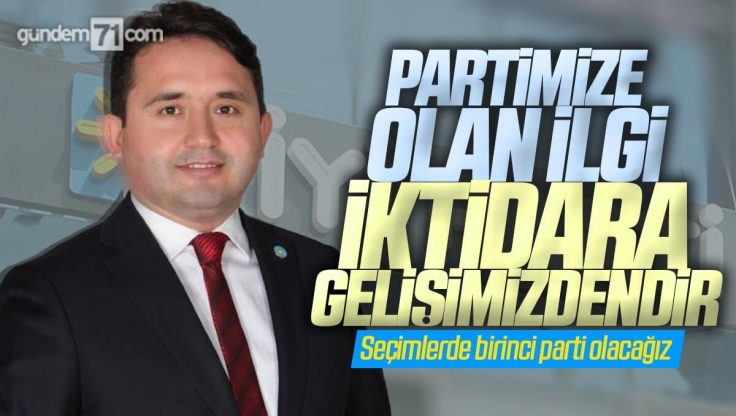 İYİ Parti Kırıkkale İl Başkanı Yavuz Kuzucu Parti Çalışmaları Hakkında Bilgi Verdi