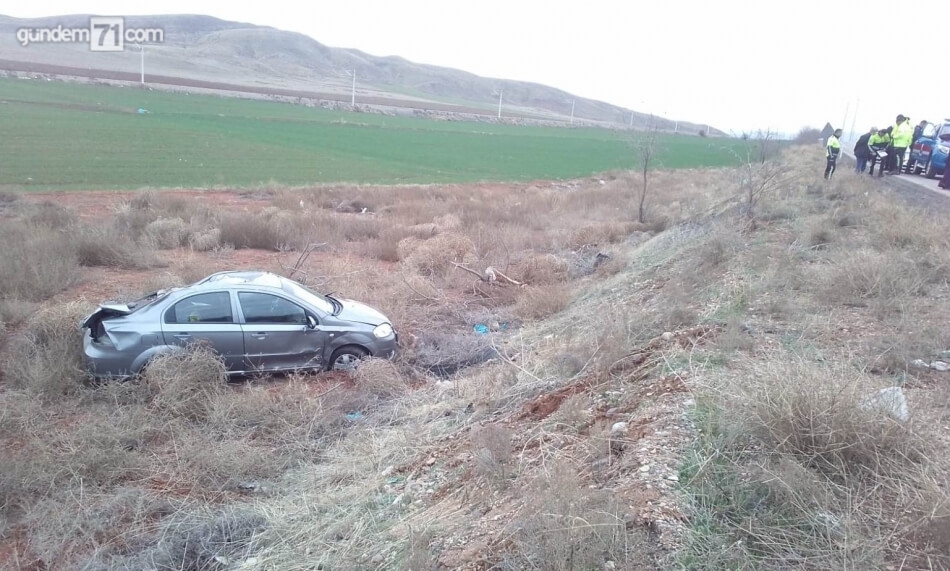kirikkale-feci-kaza-002-1 Kırıkkale'de Feci Kaza; Virajı Alamayan Otomobil Devrildi, Sürücü Hayatını Kaybetti