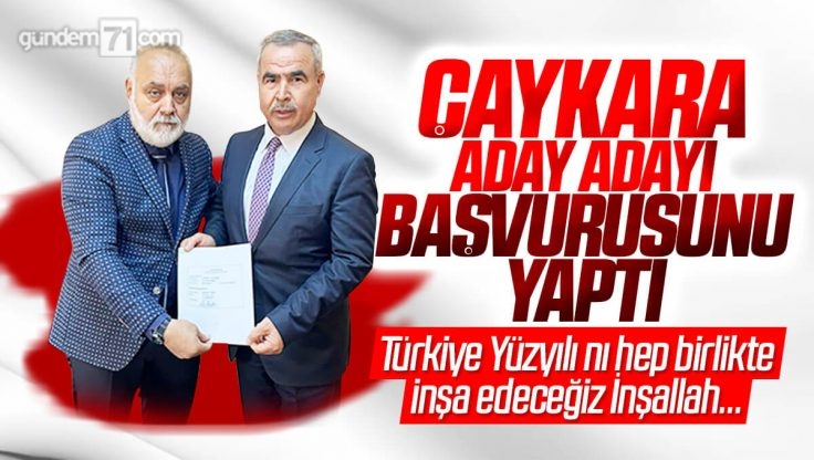 Murat Çaykara AK Parti Kırıkkale Milletvekili Aday Adayı Başvurusunu Yaptı