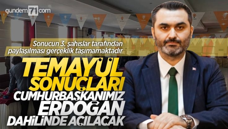 AK Parti Kırıkkale Teşkilatında Temayül Yoklaması Yapıldı