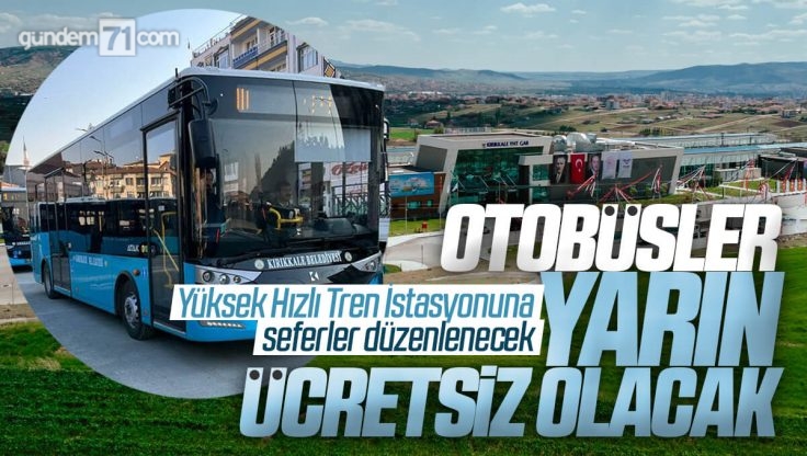Kırıkkale Belediyesi Otobüsleri Yarın Ücretsiz Olacak