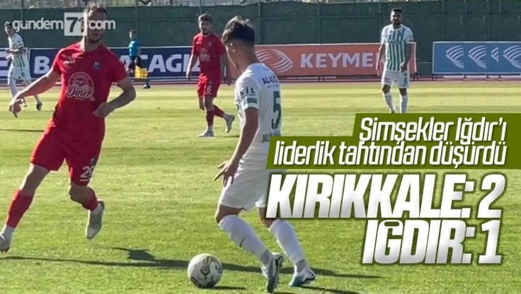 Kırıkkale Büyük Anadoluspor, Iğdırspor’u 2-1 Yendi