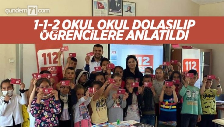 Kırıkkale’de Öğrencilere 112 Acil Çağrı Merkezi Hizmetlerinin Tanıtımı Yapıldı