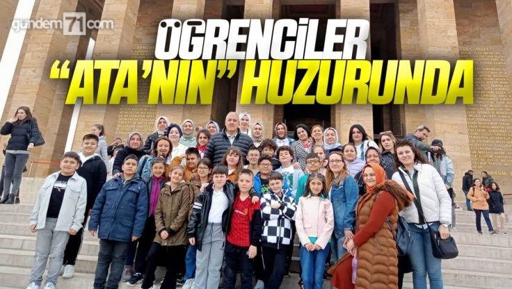 Kırıkkale’den Öğrenciler Anıtkabir’i Ziyaret Etti