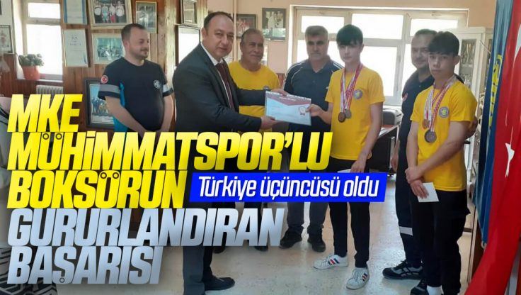 MKE Mühimmat Spor Boks Takımı Sporcusu Abdülkadir Göynük’ten Türkiye Derecesi