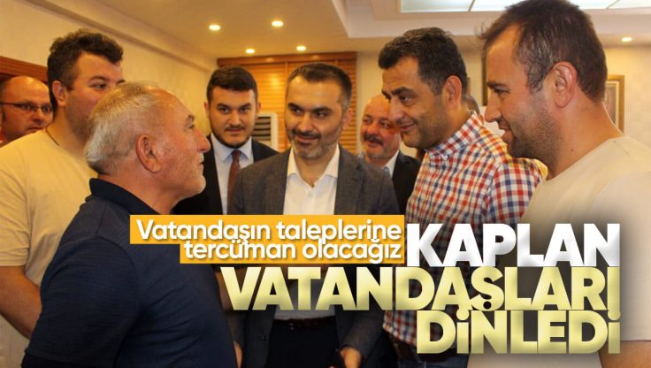 AK Parti Kırıkkale Milletvekili Mustafa Kaplan ‘Halk Buluşması’nda Vatandaşları Dinledi