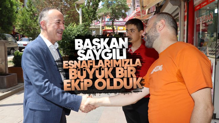 Kırıkkale Belediye Başkanı Mehmet Saygılı, Esnaf Ve Vatandaşla Bir Araya Geldi
