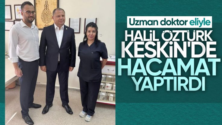 Halil Öztürk, Uzman Doktor Eliyle Kırıkkale’de Hacamat Oldu