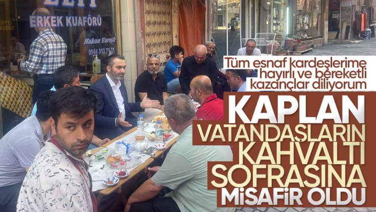 Mustafa Kaplan Kırıkkale’de Vatandaşlarla Kahvaltıda Bir Araya Geldi