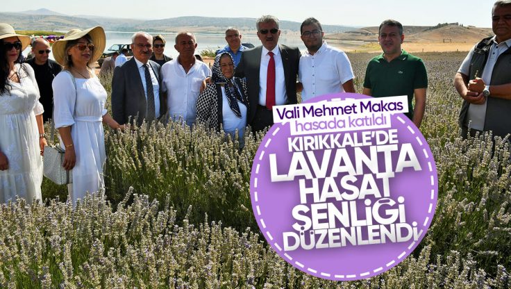 Kırıkkale’de Lavanta Hasat Şenliği Düzenlendi