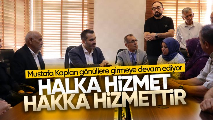 Mustafa Kaplan, Kırıkkale’de Halkla Buluşma Toplantılarına Devam Ediyor