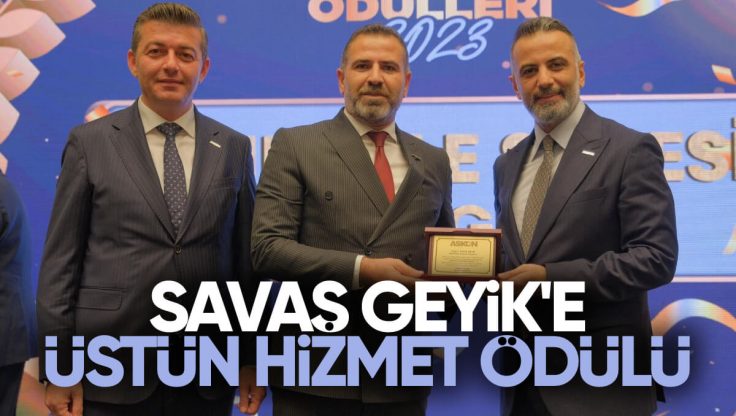 ASKON Kırıkkale Şube Başkanı Savaş Geyik’e ‘Üstün Hizmet Ödülü’ Verildi