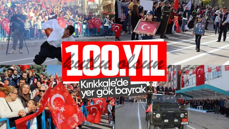 Kırıkkale’de 29 Ekim Cumhuriyet Bayramı Coşkuyla Kutlandı