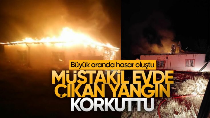 Kırıkkale’de Evde Çıkan Yangında Büyük Oranda Hasar Oluştu