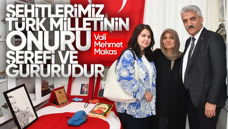 Kırıkkale Valisi Mehmet Makas, Şehit Ailelerini Ziyaret Etti